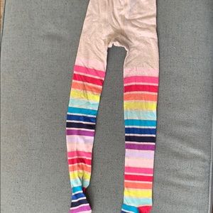 Girls rainbow tights
